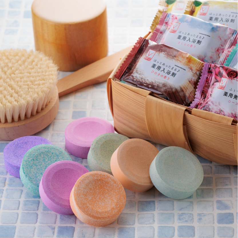 薬用入浴剤 やすらぎ＆アロマソート - 商品のご案内 | V-check